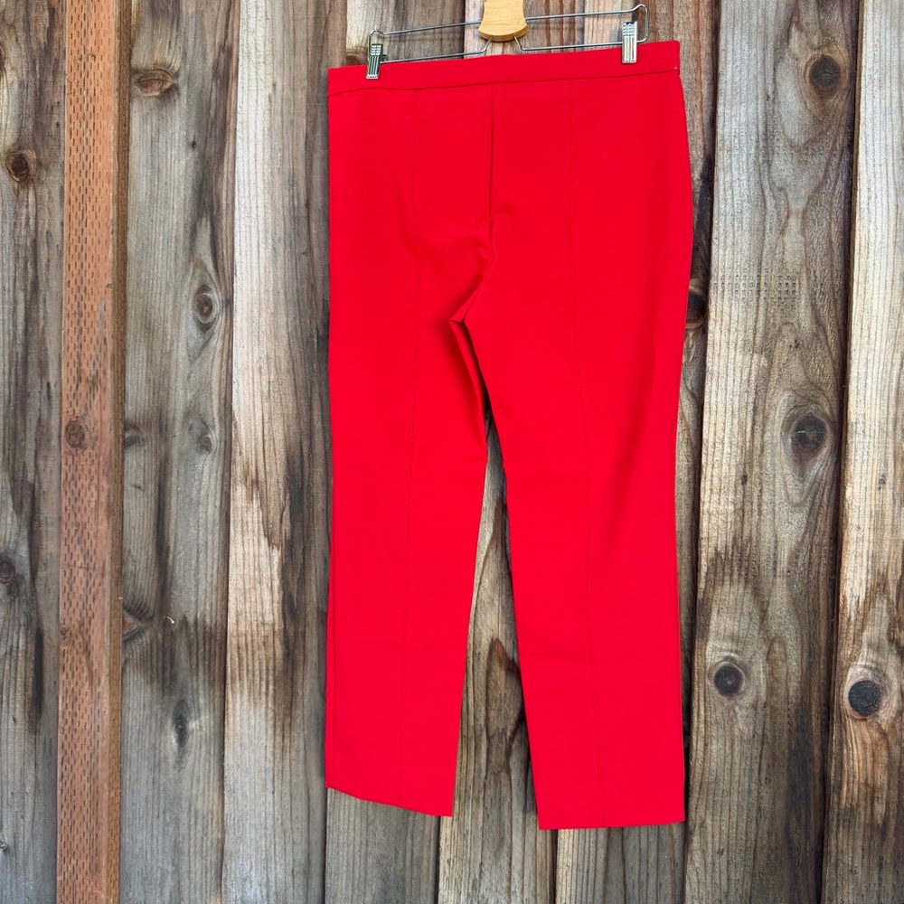 Banana Republic - Stretchy Red Trousers -  size 14 - Picture 4 of 5
